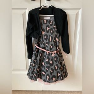 Cheetah print girls dress